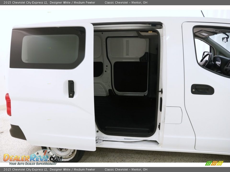 2015 Chevrolet City Express LS Designer White / Medium Pewter Photo #13