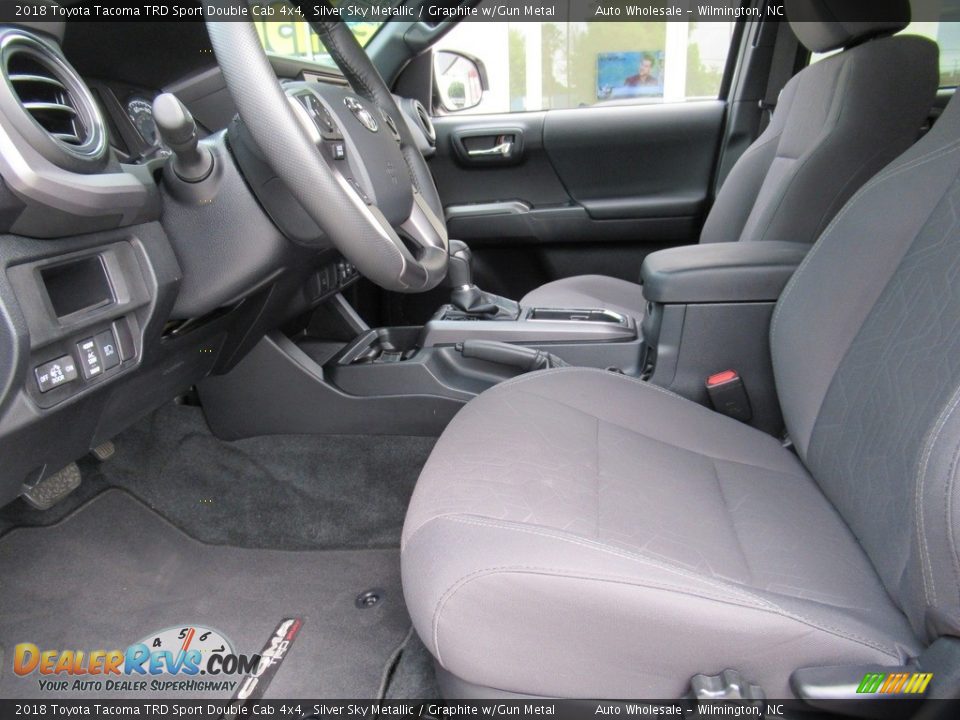 2018 Toyota Tacoma TRD Sport Double Cab 4x4 Silver Sky Metallic / Graphite w/Gun Metal Photo #11