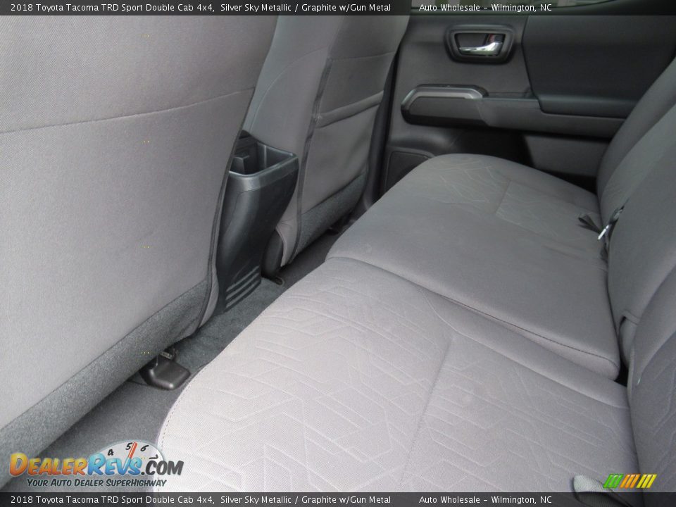 2018 Toyota Tacoma TRD Sport Double Cab 4x4 Silver Sky Metallic / Graphite w/Gun Metal Photo #12