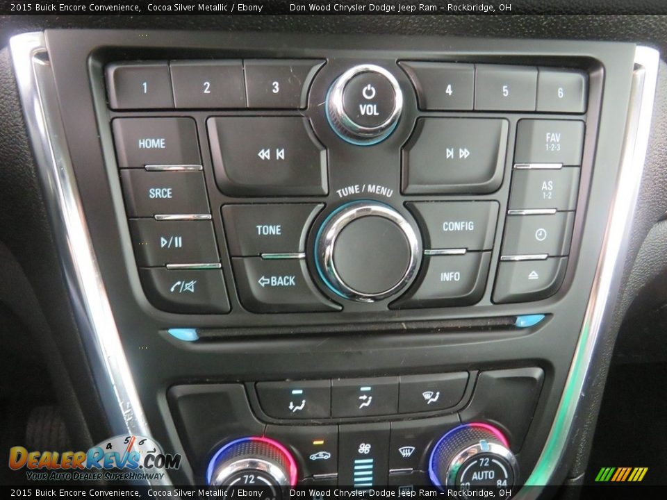 2015 Buick Encore Convenience Cocoa Silver Metallic / Ebony Photo #24
