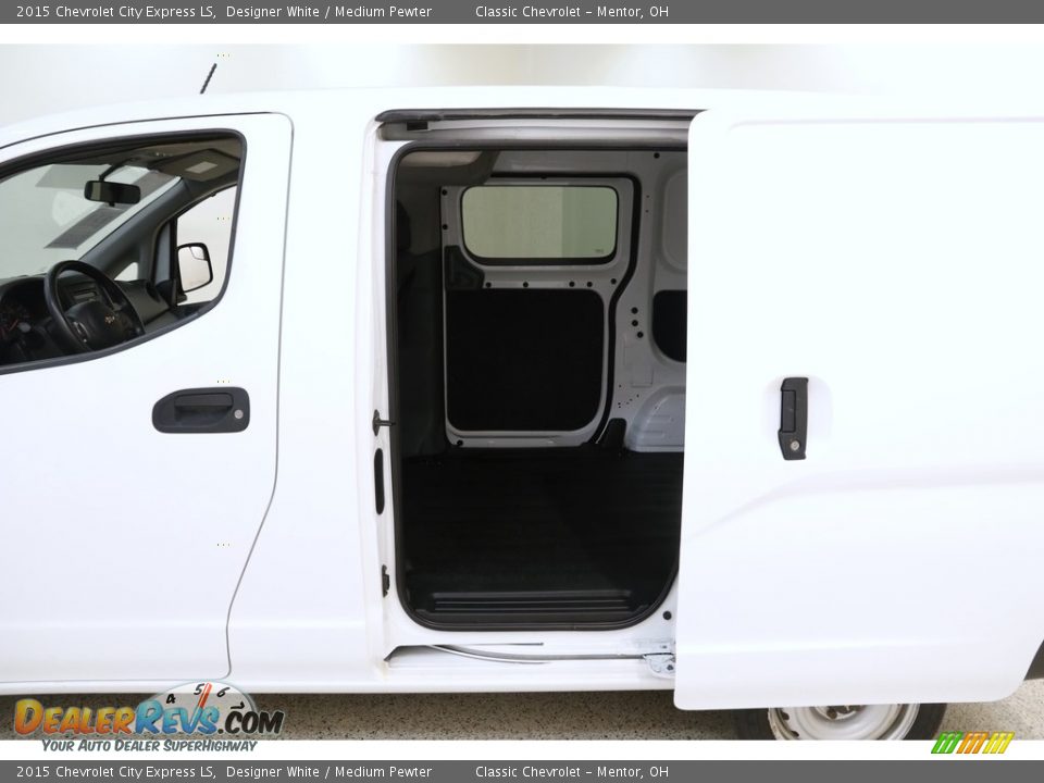 2015 Chevrolet City Express LS Designer White / Medium Pewter Photo #16