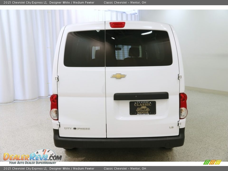 2015 Chevrolet City Express LS Designer White / Medium Pewter Photo #17
