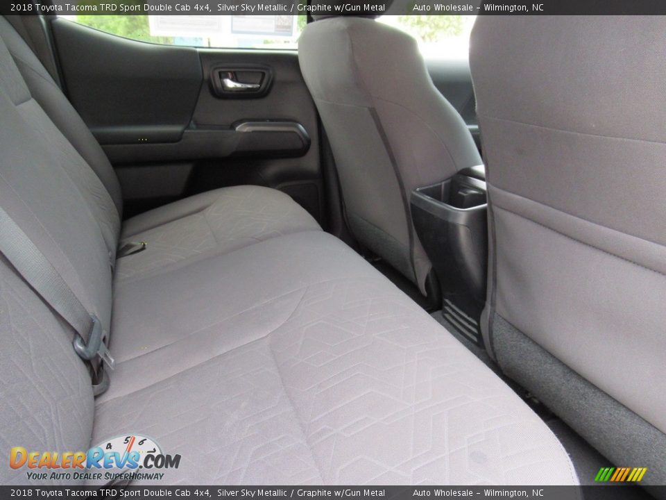 2018 Toyota Tacoma TRD Sport Double Cab 4x4 Silver Sky Metallic / Graphite w/Gun Metal Photo #14