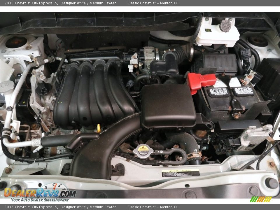 2015 Chevrolet City Express LS Designer White / Medium Pewter Photo #19