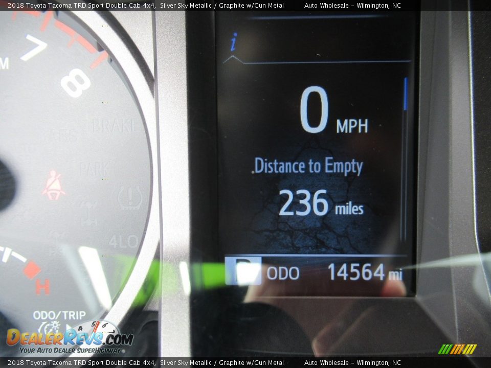 2018 Toyota Tacoma TRD Sport Double Cab 4x4 Silver Sky Metallic / Graphite w/Gun Metal Photo #16