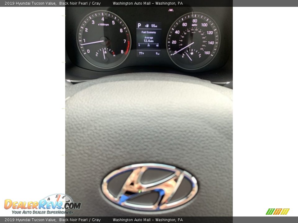 2019 Hyundai Tucson Value Black Noir Pearl / Gray Photo #31