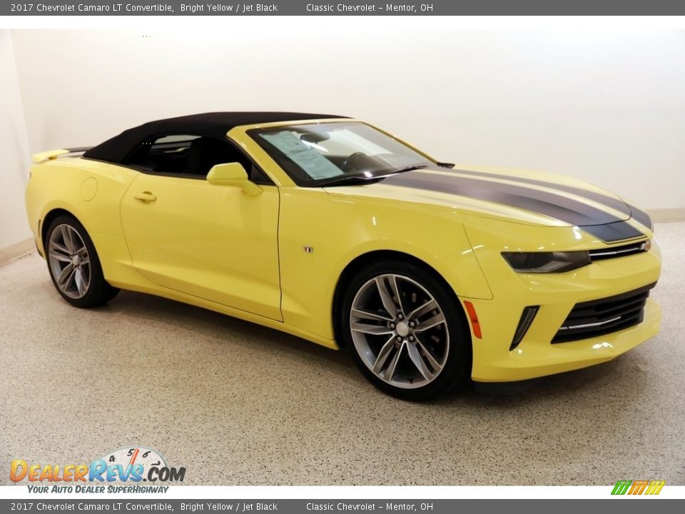 2017 Chevrolet Camaro LT Convertible Bright Yellow / Jet Black Photo #2