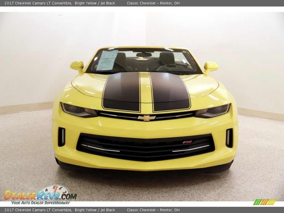 2017 Chevrolet Camaro LT Convertible Bright Yellow / Jet Black Photo #3