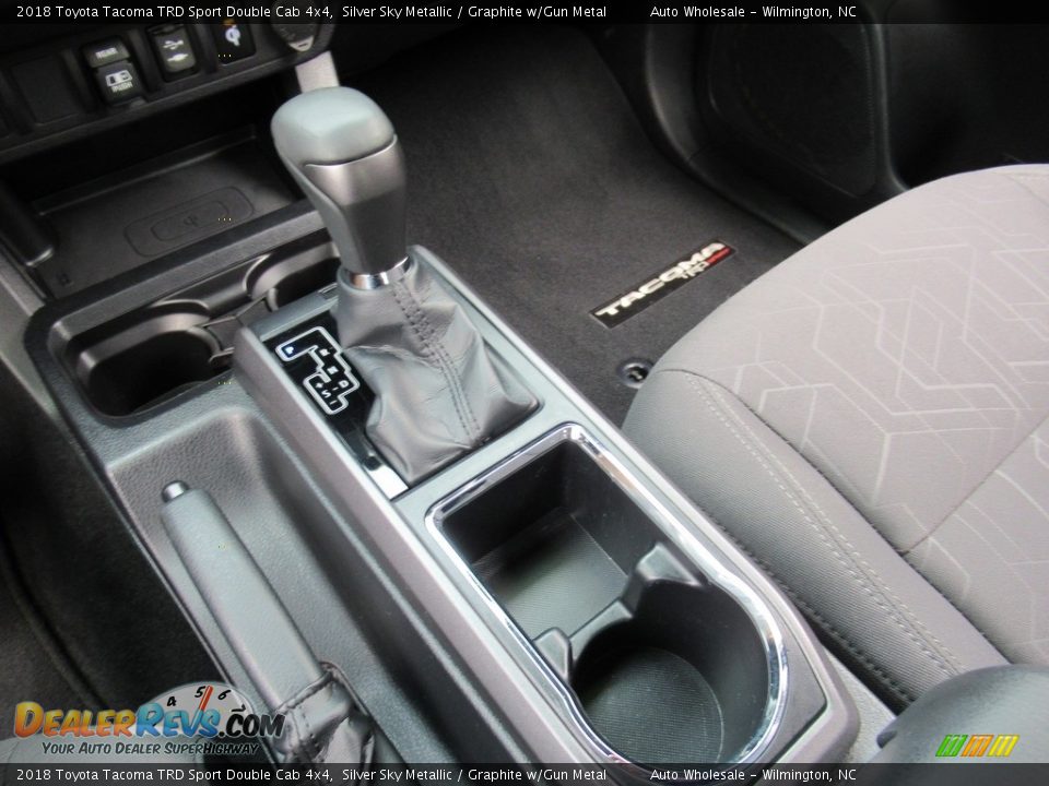 2018 Toyota Tacoma TRD Sport Double Cab 4x4 Silver Sky Metallic / Graphite w/Gun Metal Photo #20