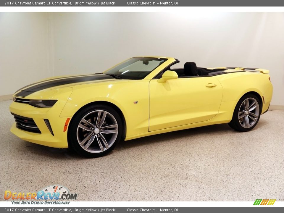 2017 Chevrolet Camaro LT Convertible Bright Yellow / Jet Black Photo #4