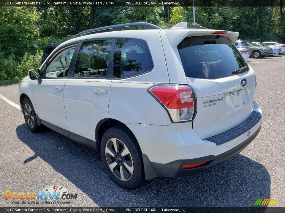 2017 Subaru Forester 2.5i Premium Crystal White Pearl / Gray Photo #2