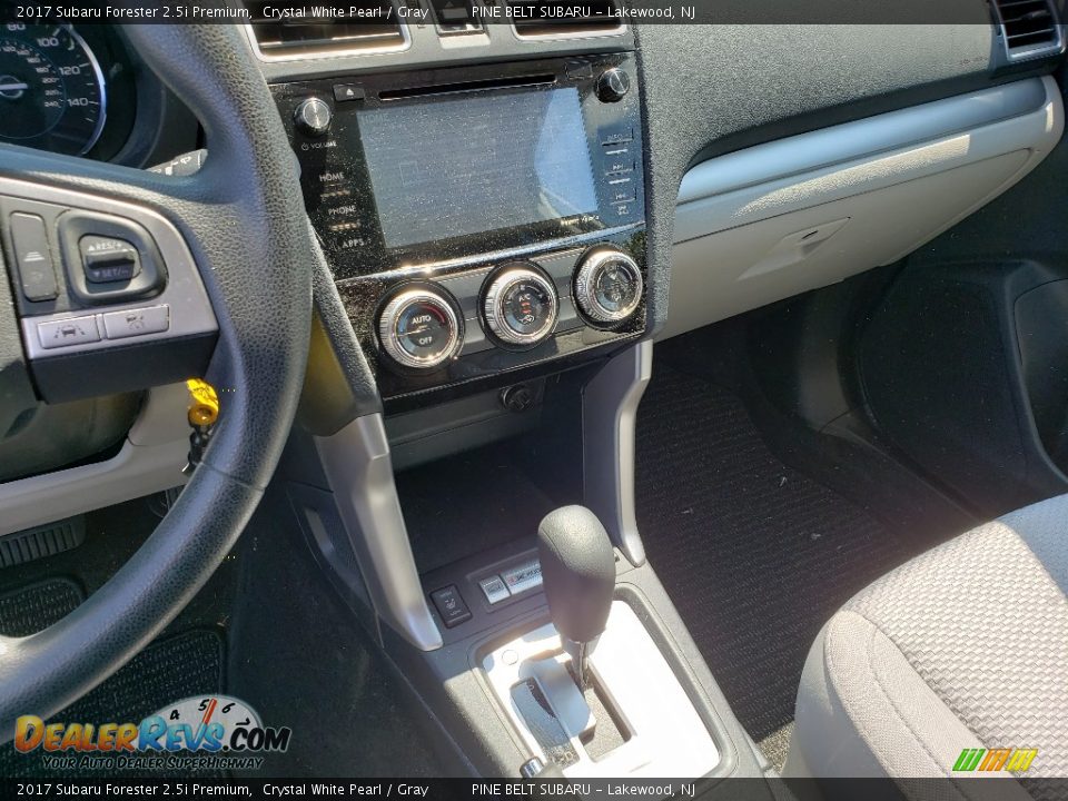 2017 Subaru Forester 2.5i Premium Crystal White Pearl / Gray Photo #4
