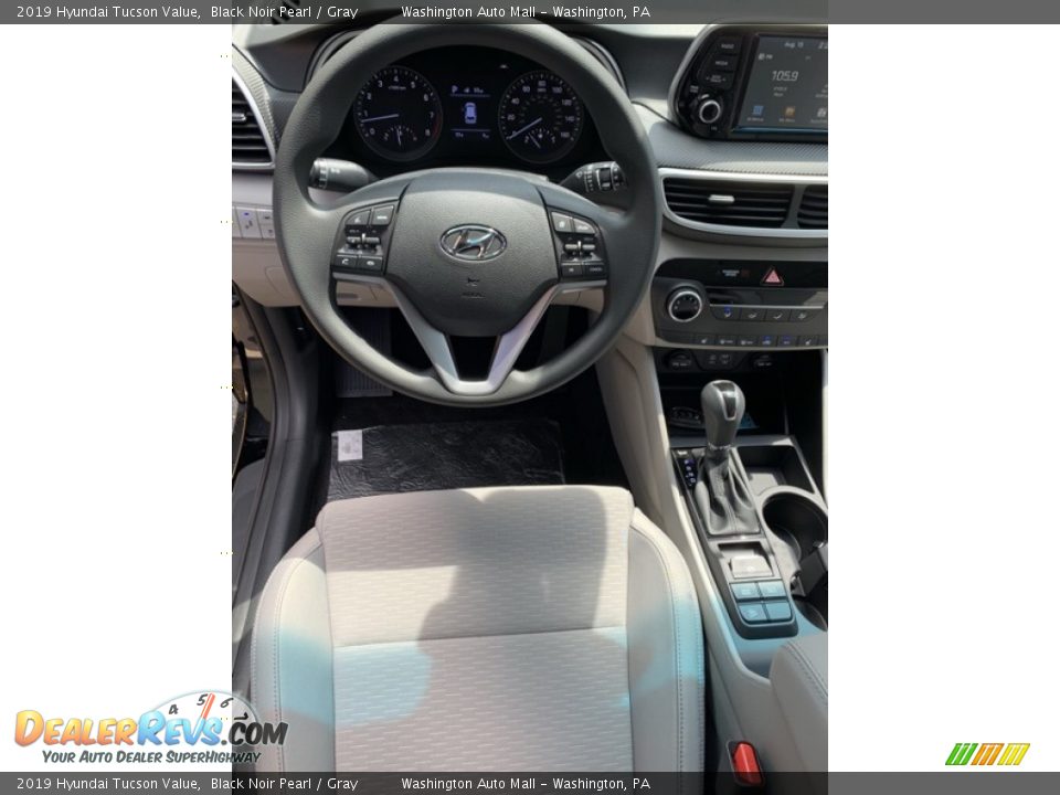 2019 Hyundai Tucson Value Black Noir Pearl / Gray Photo #14