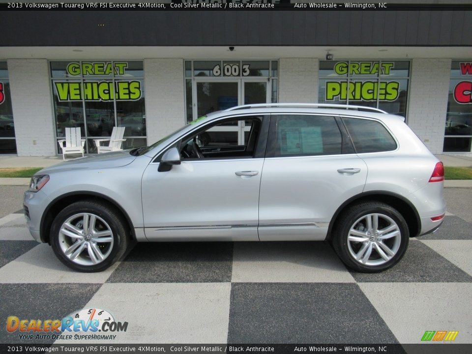 2013 Volkswagen Touareg VR6 FSI Executive 4XMotion Cool Silver Metallic / Black Anthracite Photo #1