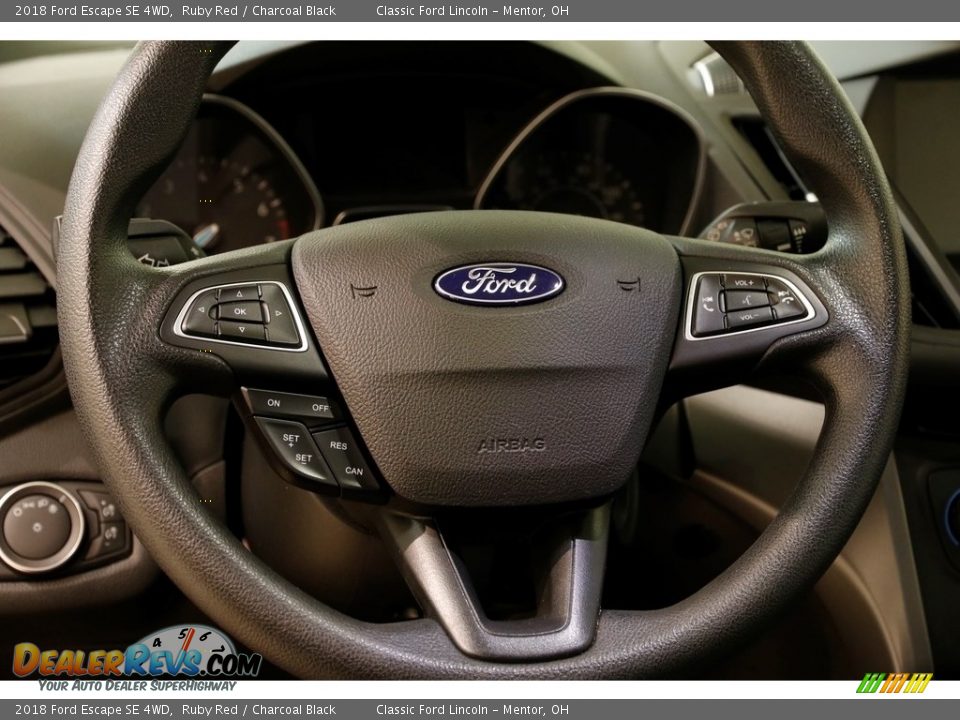 2018 Ford Escape SE 4WD Ruby Red / Charcoal Black Photo #7