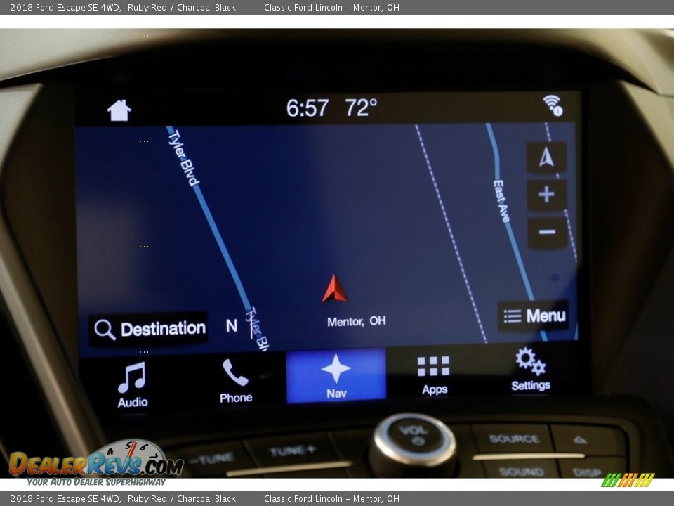 2018 Ford Escape SE 4WD Ruby Red / Charcoal Black Photo #10