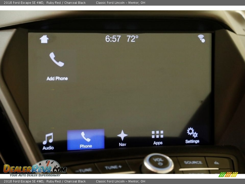 2018 Ford Escape SE 4WD Ruby Red / Charcoal Black Photo #11