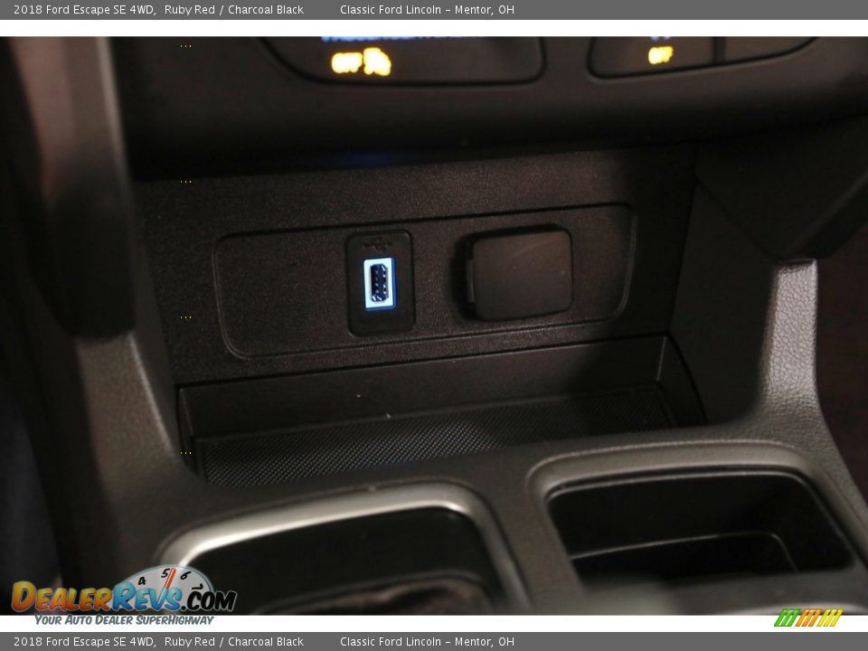 2018 Ford Escape SE 4WD Ruby Red / Charcoal Black Photo #14