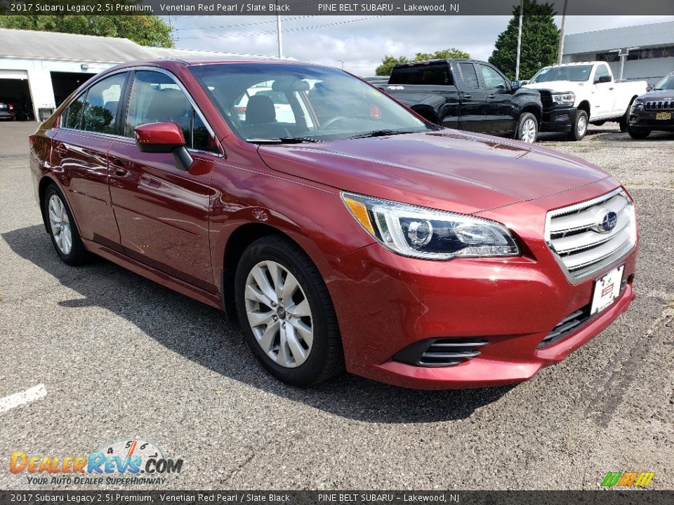 2017 Subaru Legacy 2.5i Premium Venetian Red Pearl / Slate Black Photo #1