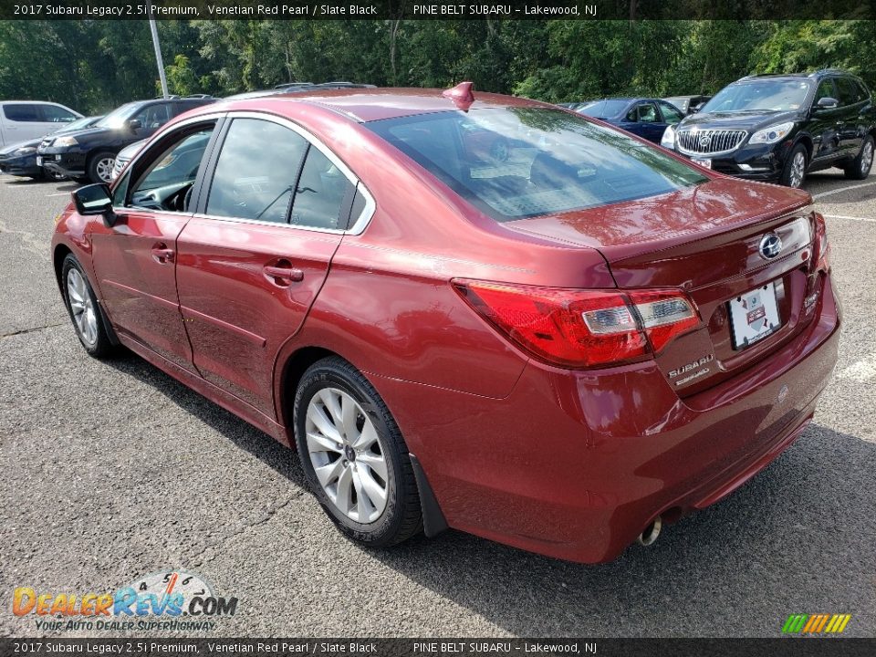 2017 Subaru Legacy 2.5i Premium Venetian Red Pearl / Slate Black Photo #2