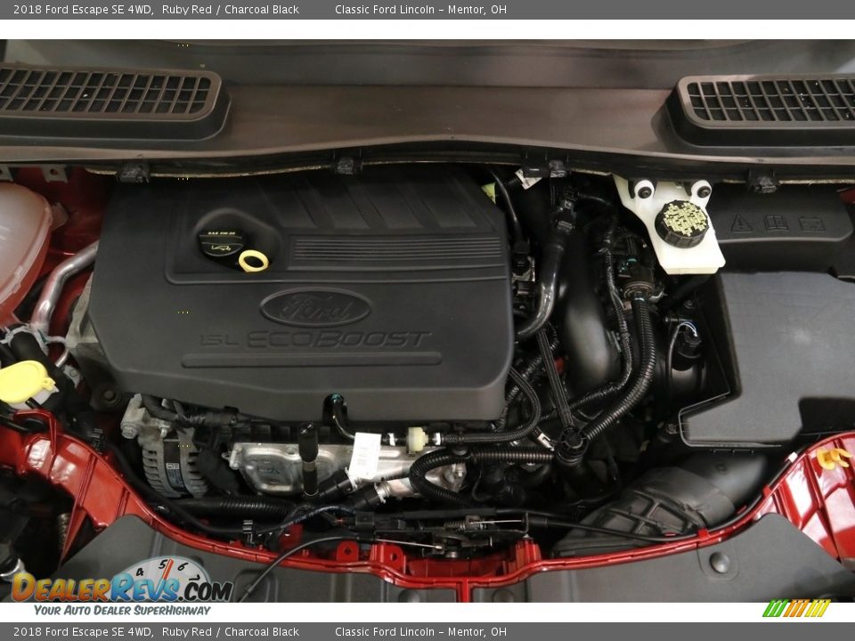 2018 Ford Escape SE 4WD Ruby Red / Charcoal Black Photo #19