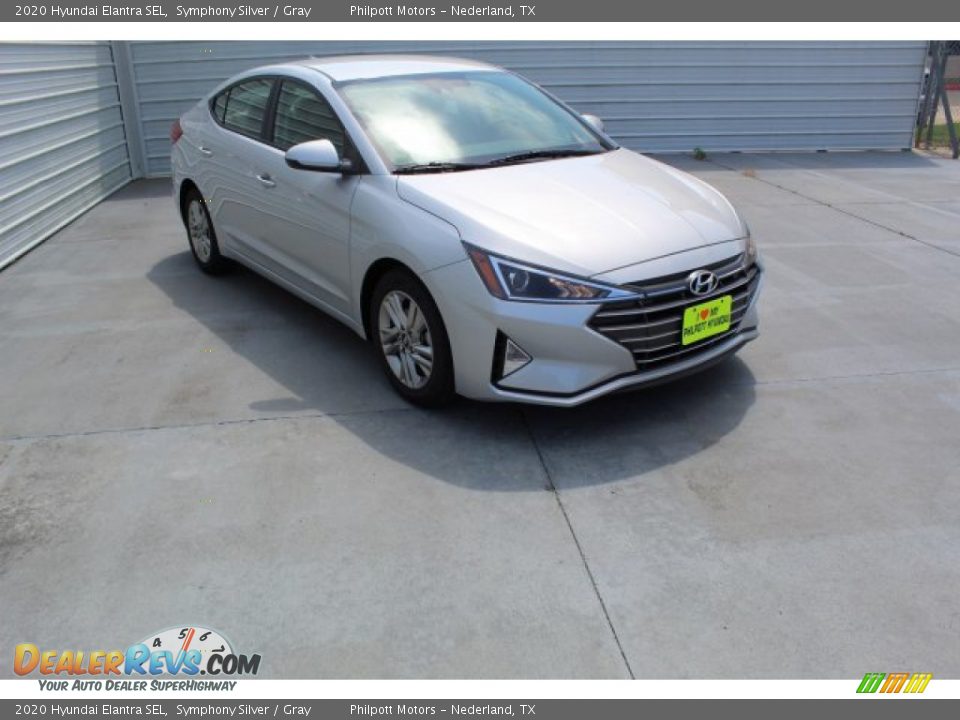 2020 Hyundai Elantra SEL Symphony Silver / Gray Photo #2