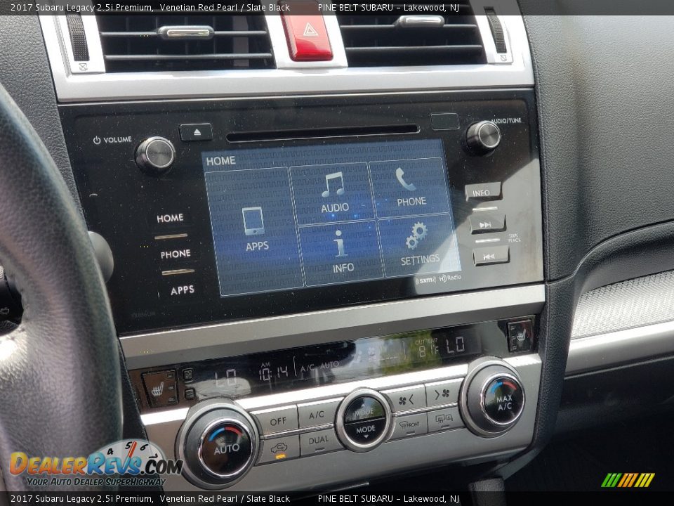 2017 Subaru Legacy 2.5i Premium Venetian Red Pearl / Slate Black Photo #4