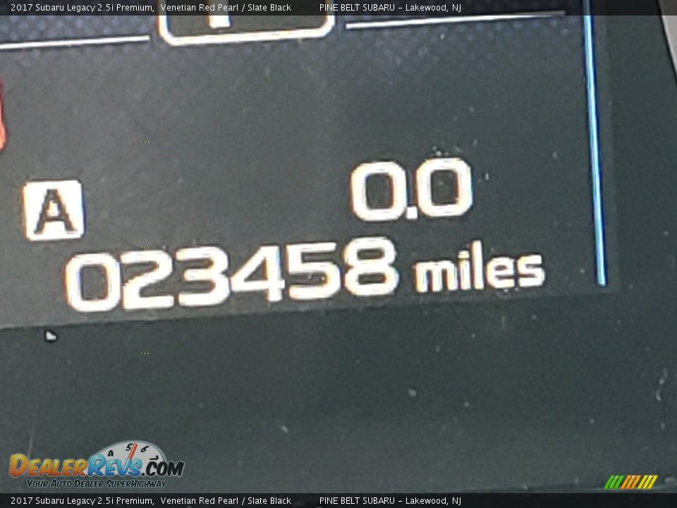 2017 Subaru Legacy 2.5i Premium Venetian Red Pearl / Slate Black Photo #5