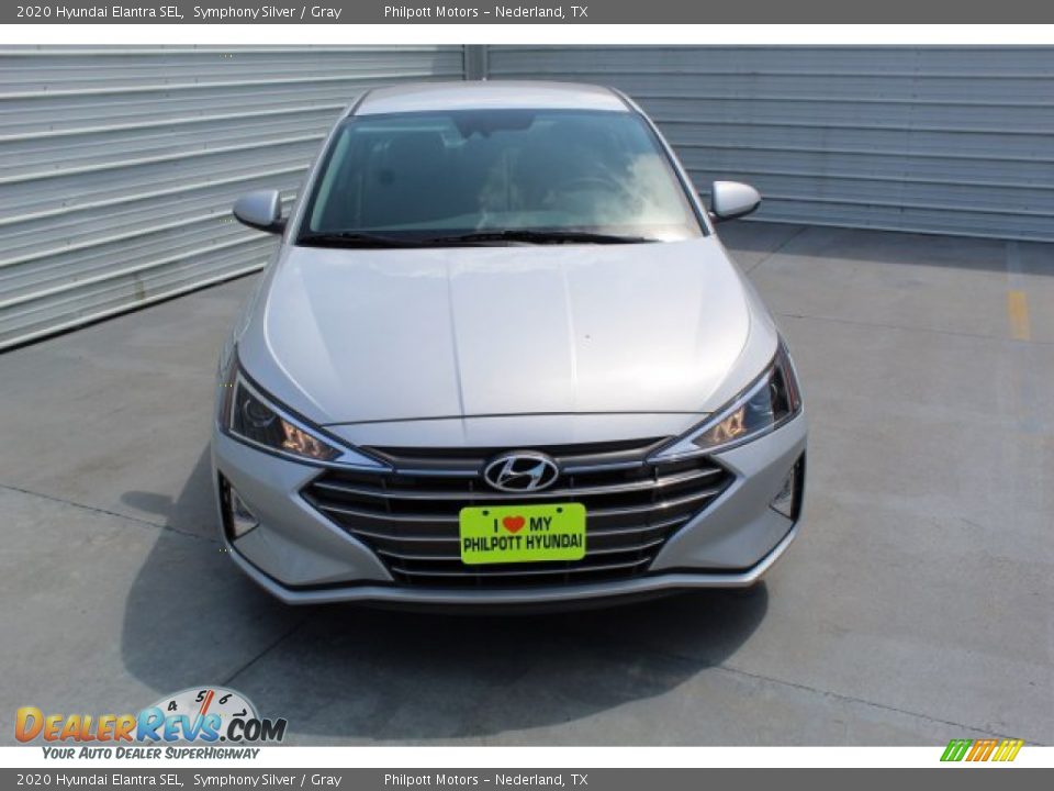 2020 Hyundai Elantra SEL Symphony Silver / Gray Photo #4