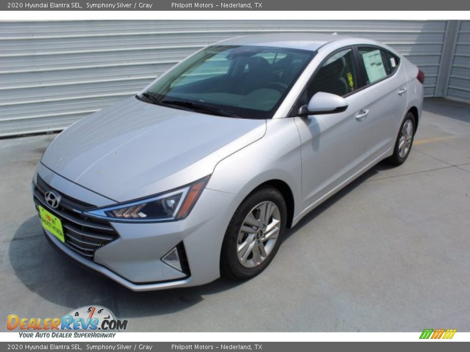 2020 Hyundai Elantra SEL Symphony Silver / Gray Photo #5
