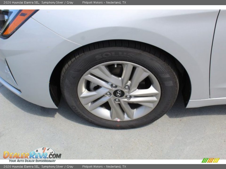 2020 Hyundai Elantra SEL Symphony Silver / Gray Photo #6