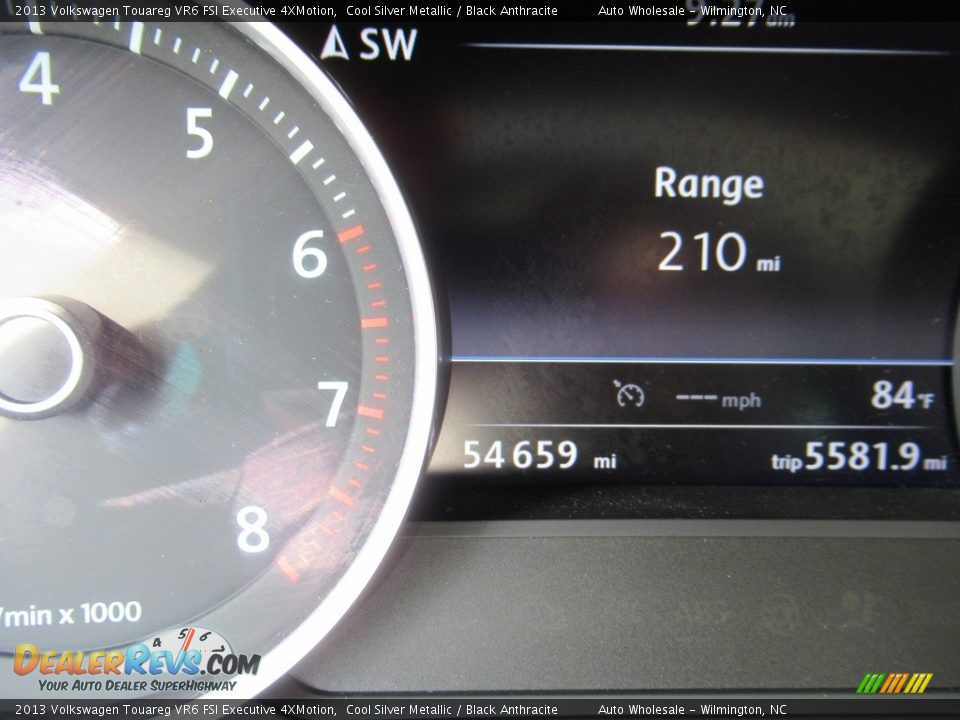 2013 Volkswagen Touareg VR6 FSI Executive 4XMotion Cool Silver Metallic / Black Anthracite Photo #15