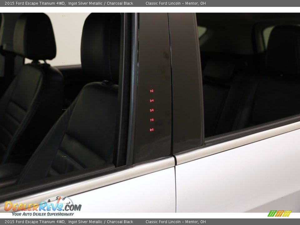 2015 Ford Escape Titanium 4WD Ingot Silver Metallic / Charcoal Black Photo #4