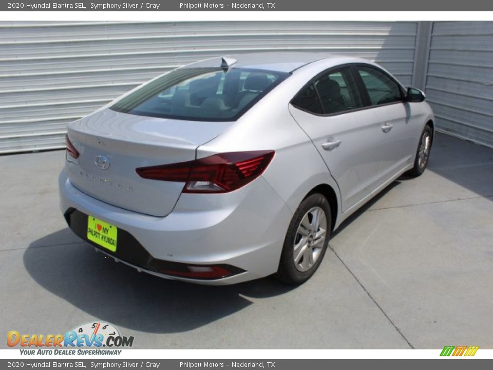 2020 Hyundai Elantra SEL Symphony Silver / Gray Photo #10