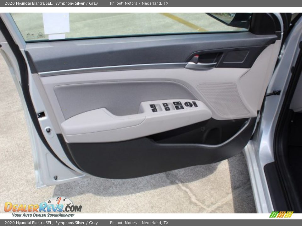 2020 Hyundai Elantra SEL Symphony Silver / Gray Photo #11