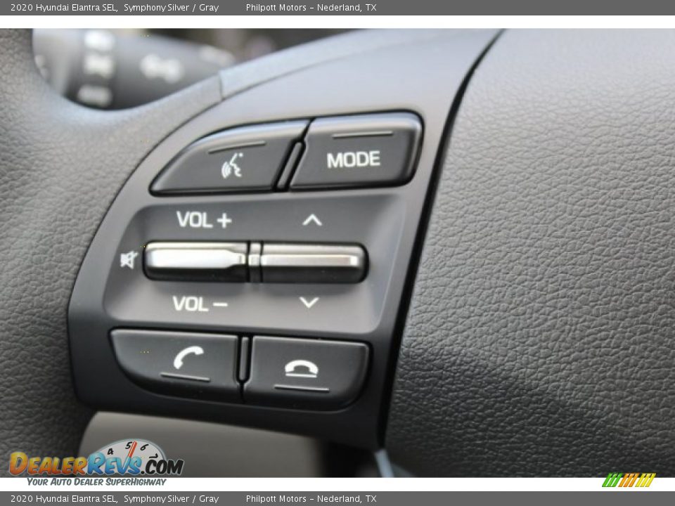 2020 Hyundai Elantra SEL Symphony Silver / Gray Photo #13