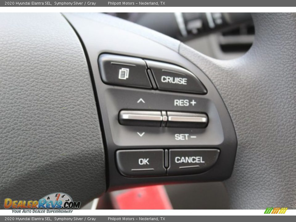 2020 Hyundai Elantra SEL Symphony Silver / Gray Photo #14