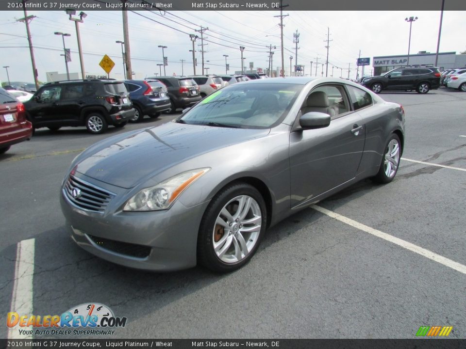 2010 Infiniti G 37 Journey Coupe Liquid Platinum / Wheat Photo #2