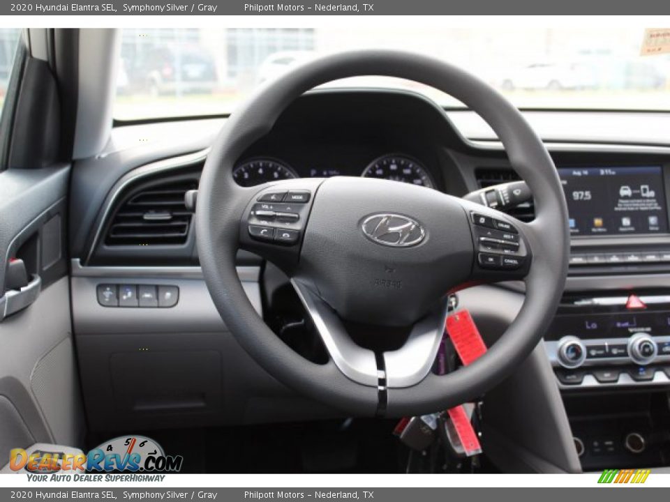 2020 Hyundai Elantra SEL Symphony Silver / Gray Photo #22