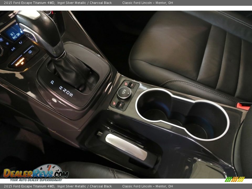 2015 Ford Escape Titanium 4WD Ingot Silver Metallic / Charcoal Black Photo #16