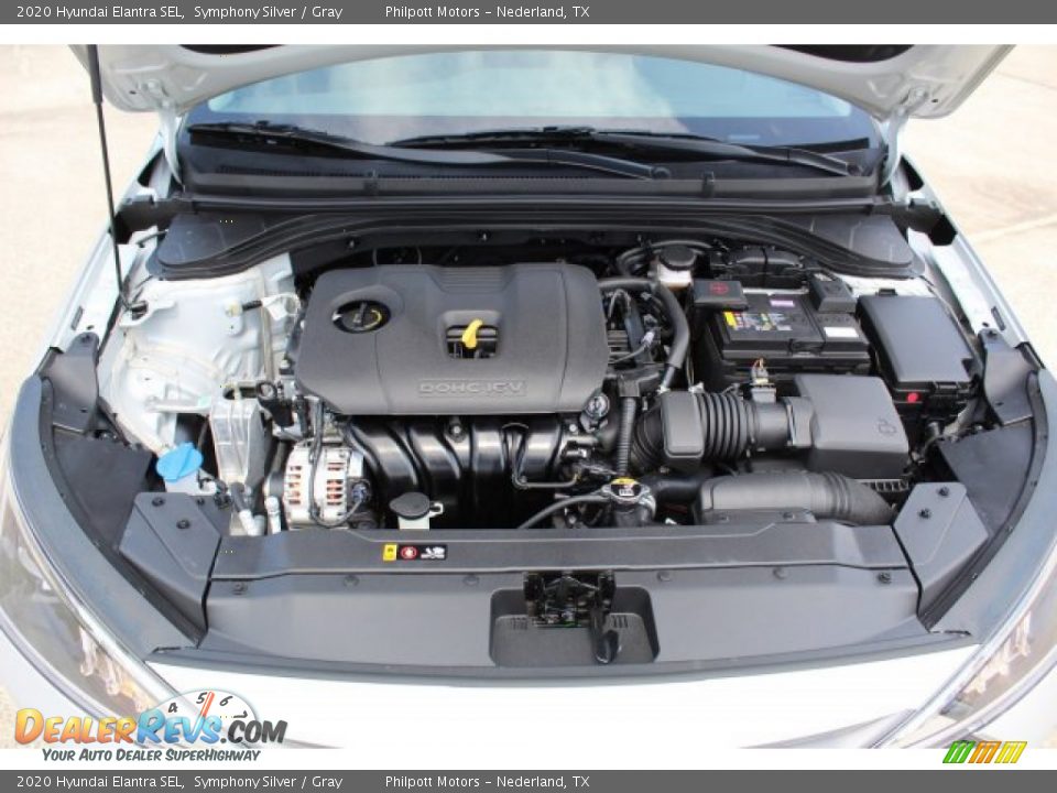 2020 Hyundai Elantra SEL Symphony Silver / Gray Photo #24