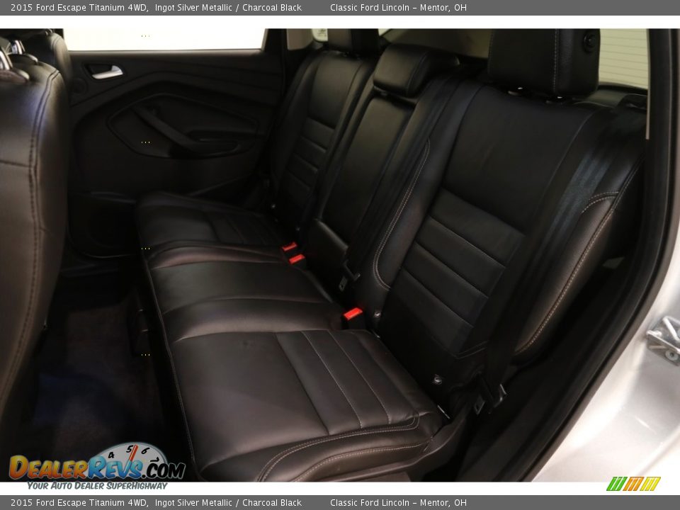 2015 Ford Escape Titanium 4WD Ingot Silver Metallic / Charcoal Black Photo #20