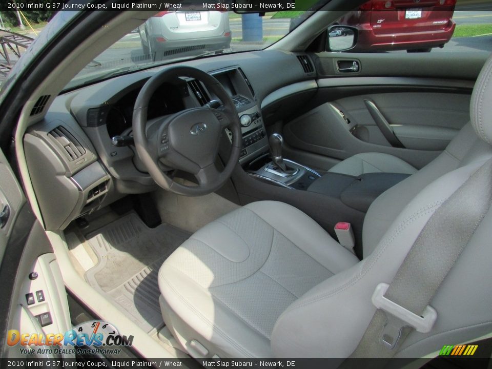 2010 Infiniti G 37 Journey Coupe Liquid Platinum / Wheat Photo #11