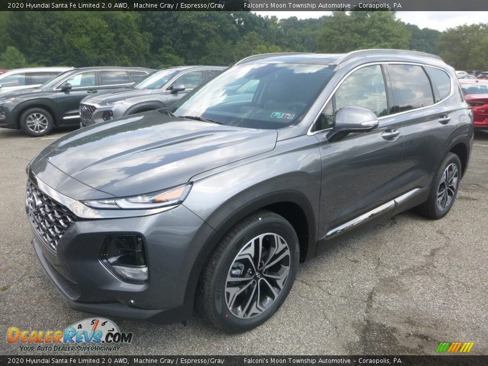 Front 3/4 View of 2020 Hyundai Santa Fe Limited 2.0 AWD Photo #2