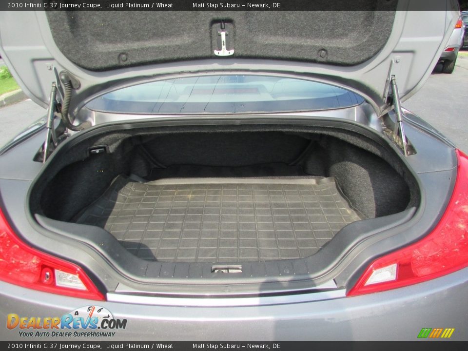 2010 Infiniti G 37 Journey Coupe Liquid Platinum / Wheat Photo #16