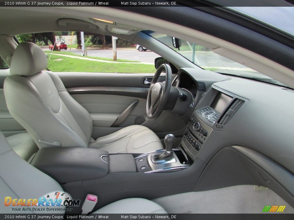 2010 Infiniti G 37 Journey Coupe Liquid Platinum / Wheat Photo #17