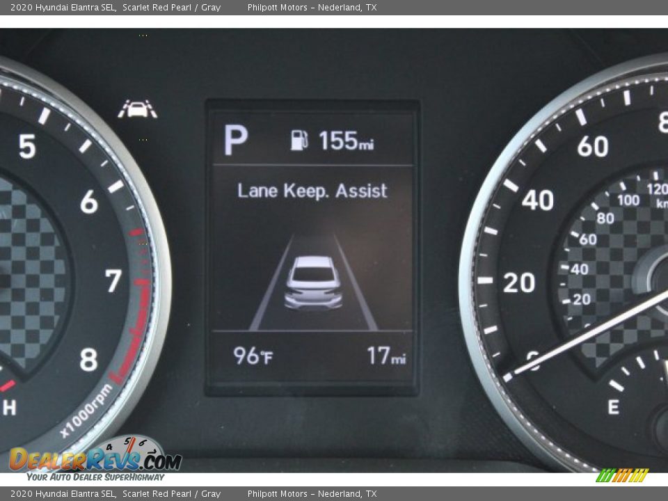 2020 Hyundai Elantra SEL Scarlet Red Pearl / Gray Photo #15