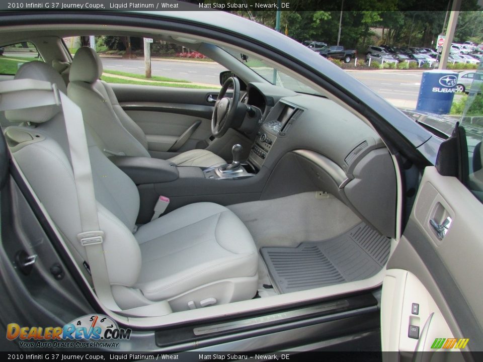 2010 Infiniti G 37 Journey Coupe Liquid Platinum / Wheat Photo #18
