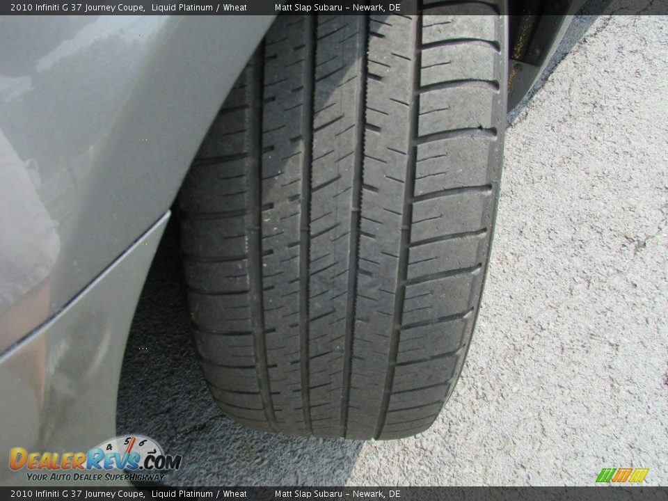 2010 Infiniti G 37 Journey Coupe Liquid Platinum / Wheat Photo #20