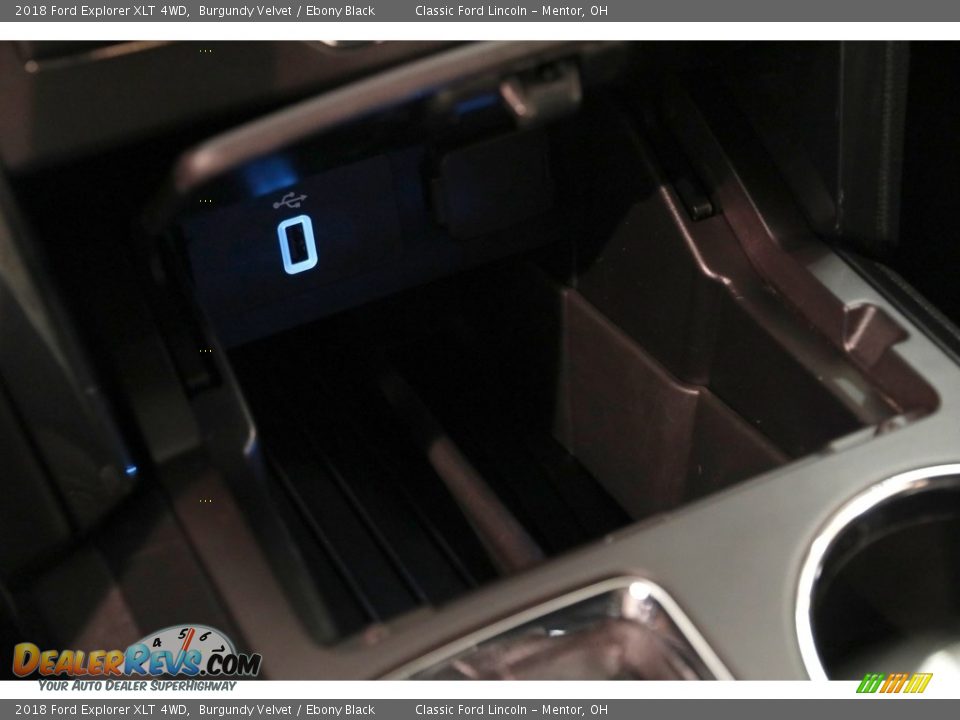 2018 Ford Explorer XLT 4WD Burgundy Velvet / Ebony Black Photo #17